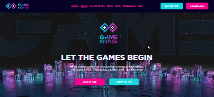 GameStation (GAMER) là gì? Nền tảng Launchpad GameStation và GAMER token |  Review Invest